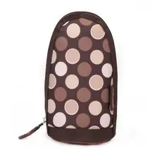 Портативная Детская сумка, сумка для бутылочек, бутылочки с принтом в горошек, сумка для мам, детская сумка, термоизоляционные сумки для бутылочек, термический подогреватель пищи для грудного молока