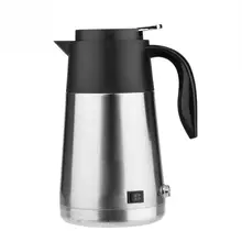 

LISM 12/24V 1300ml Car Kettle Stainless Steel Electric Heating Cup Boiling water Bottle Car Truck Kettle Water Heater for Travel