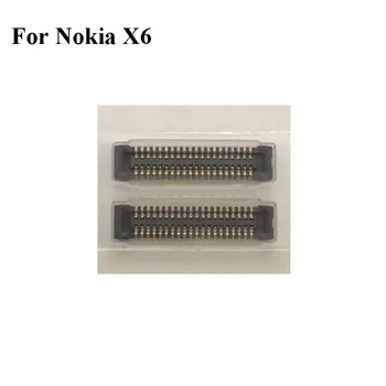 

2PCS FPC connector For Nokia X6 LCD display screen on Flex cable Ribbon Logic on motherboard Mainboard For NokiaX6 X 6