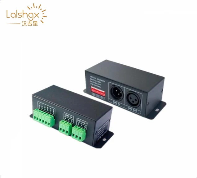 LTECH LT-DMX-1809 DMX512 SPI светодиодный декодер сигналов DMX-SPI сигнала convertorfor WS2811 WS2812B 1903 1812 8206 светодиодный полосы света