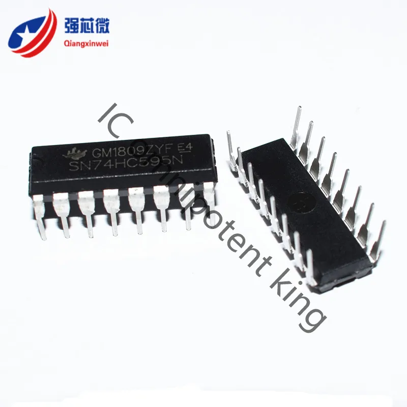 Интегральная микросхема SN74HC595D HC595D DIP16|Центральные процессоры| |