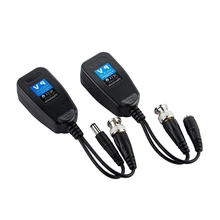 5 pares 10 Peças CCTV Coax BNC Vídeo Balun Transceiver para CAT5e 6 RJ45 Conector Para Câmeras CCTV