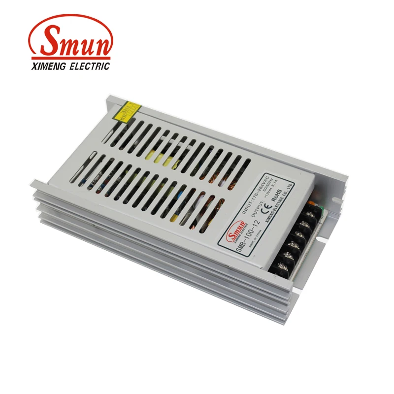 SMUN SMB-100-12 100 Вт 12В 8.5A ультра тонкий SMPS источник питания AC-DC светодиодный драйвер |