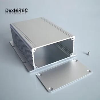 

Aluminum enclosure with panel wall mount power shell electric box DIY 88*40*110mm silver color NEW