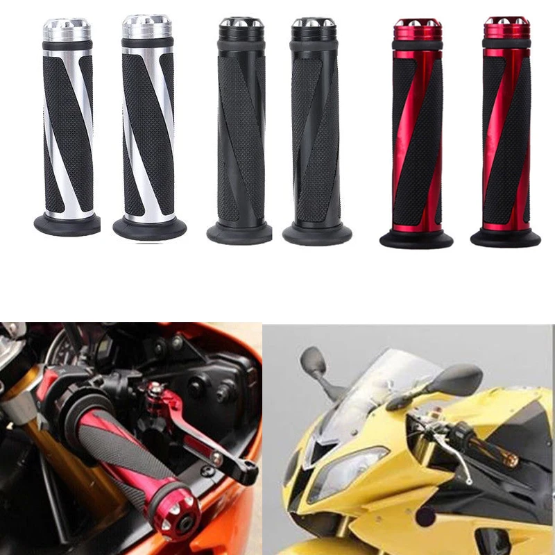 

Universal 1 Set 7/8" ATV Dirt Motorcycle None-Slip Rubber Gel Hand Grips Handle Bar Grip Pit Bike