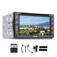 6.2” 2 Din Multi-touchScreen Car DVD Player GPS navi stereo Radio FAST 800 MHz Built-in BT Mic ipod+GPS Map Card+Remote control