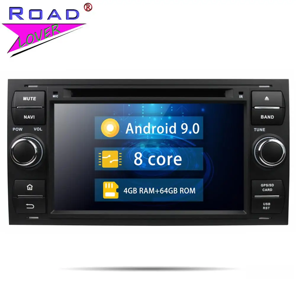 Flash Deal Car Radio Android 9.0 DVD Player For Focus Galaxy 2005-2007 Mondeo 2003-2007 S-MAX C-MAX Connect 2007-2009 Stereo GPS Navi Unit 0