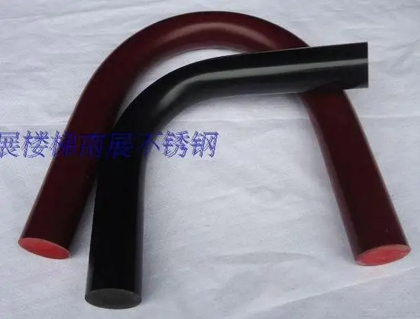 

freeshipping 150cm/pc DIA 60mm color as you need Stair fence railing bakelite circle horseshoe shaped pvc armrest