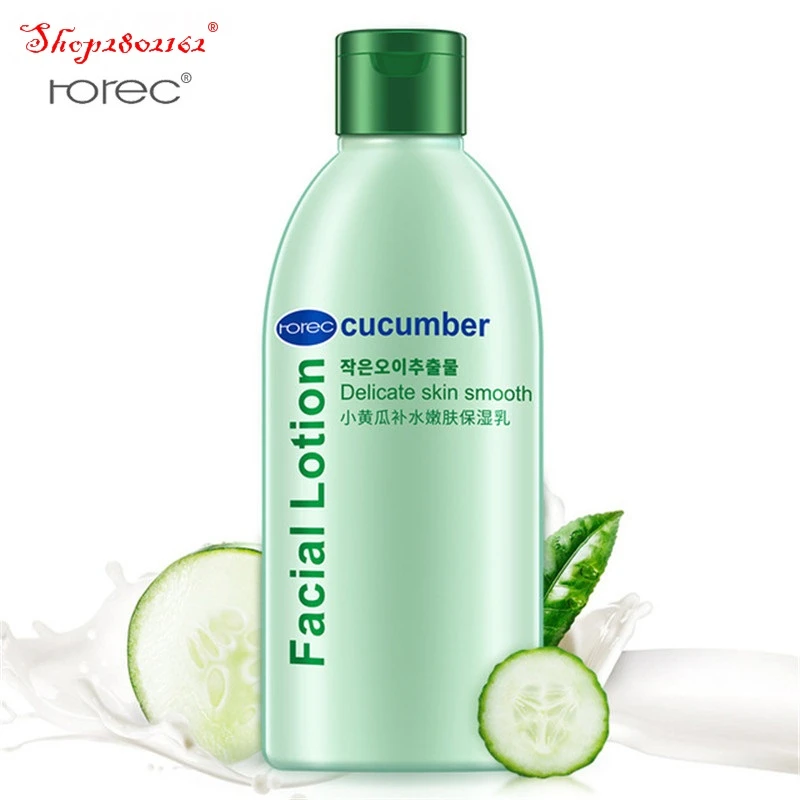 

HOTHOREC Cucumber Extract Face Care Emulsion Skin Care Day Cream Moisturizing Beauty Makeup Oil Control Whitening Acne Treatment