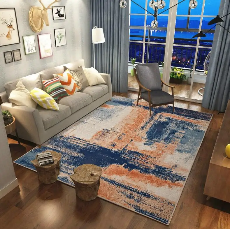 Персидский стиль ковры для гостиной диван Настольный коврик для чая коврик Турция кабинет спальня коврики прикроватное одеяло