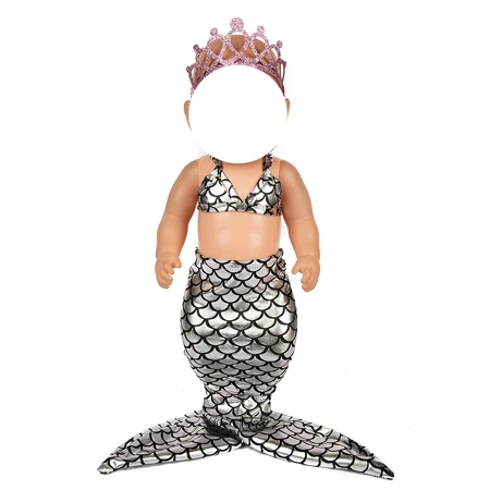 17inch reborn baby Doll clothes pajama set baby doll jumpsuit for 18