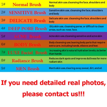 

Poleet 300PCS/Lot Best quality Ultrasonic Cleanser Face Brushes Sonic Replacement Cleansing Brush Head for mia mia2 PRO PLUS