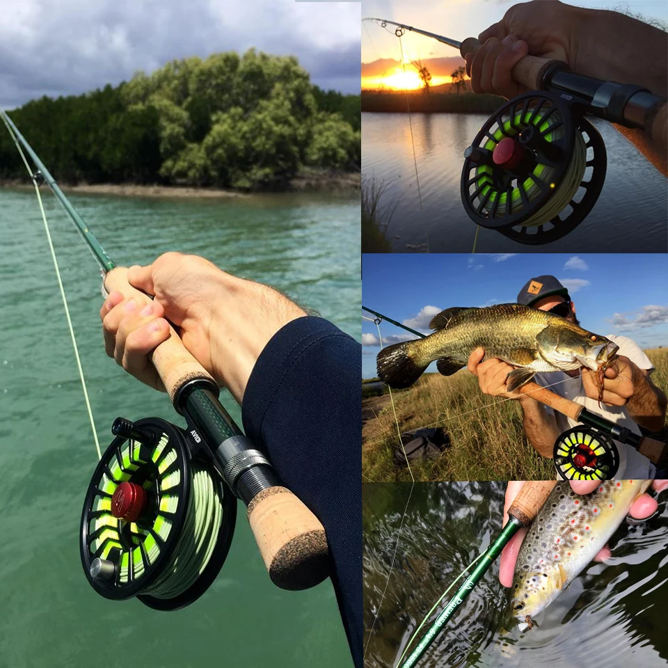 Maximumcatch премьер AVID 8ƌ''/9' 3 8WT полный Fly Rod катушка леска крючки аксессуар комбо