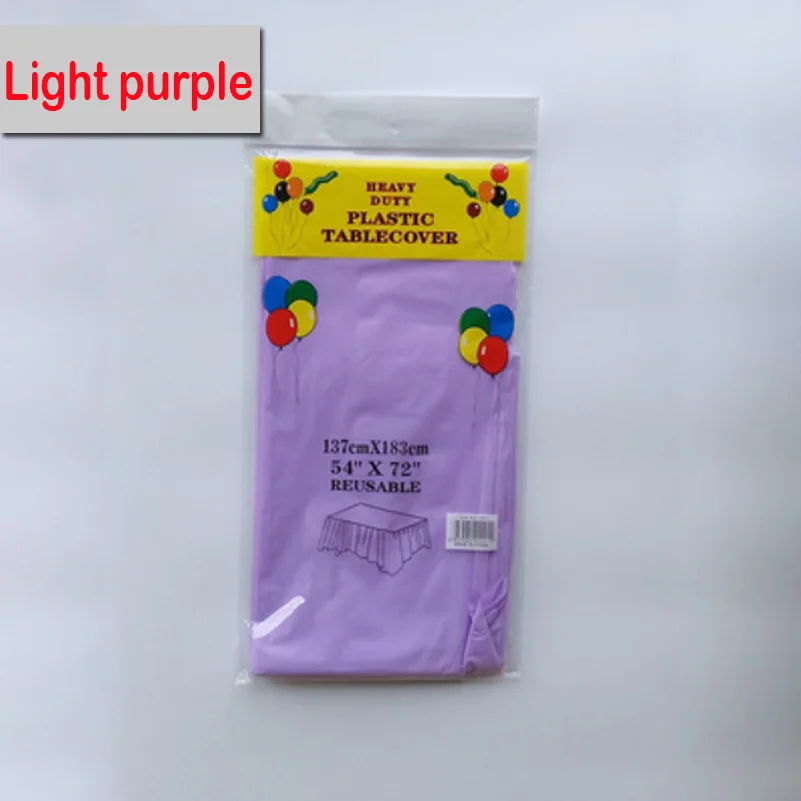 pure color tablecover 137x183cm -light purple
