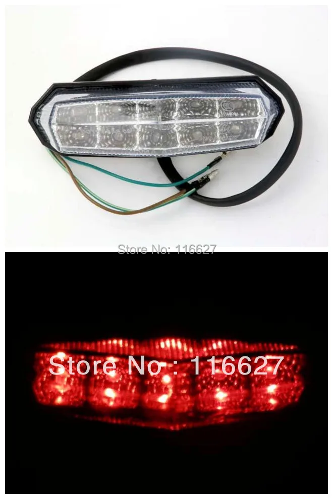 Free Shipping Clear Led Brake Running Tail Light For Suzuki Atv Dr Ltz