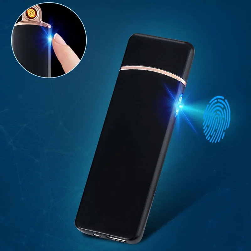 USB Электронная сенсорная зажигалка с защитой от отпечатков пальцев