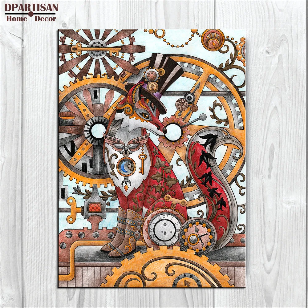 

DPARTISAN wall painting for home decoration Steampunk Art Print Wall Poster galilei 1564 painting printed on canvas SP-66
