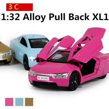 

Science Fiction alloy car models 1:32 high simulation toy car, three can be opened, sound and light back to power, free shipping