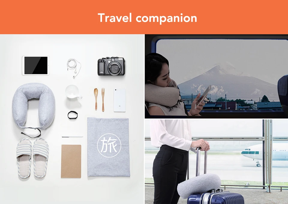 Original Xiaomi H8 U1 Pillows Relax U Shaped Neck Pillows Sleeping Cushion (10)