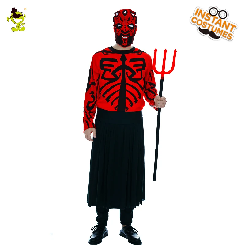 

Customized Star the Big War Darth Maul Costume Adult Men's Obi-Wan Kenobi Fighting Dress Halloween Party Cosplay e Dress