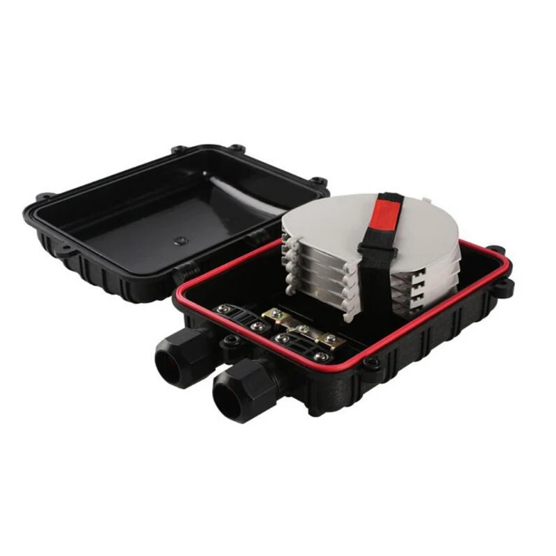 2 inlets outlets 12 core Horizontal Connection Fiber Optic Splice Closure | Мобильные телефоны и аксессуары