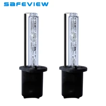 2 шт. H1 лампа для автомобильных фар 4300K 5000K 6000K 8000K HID ксеноновая лампа 35 Вт 55 Вт Замена автомобиля Стайлинг один луч ксенон H1 DC 12 В