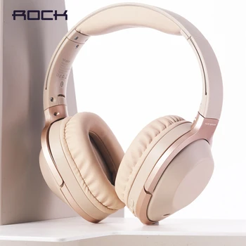 

ROCK Bluetooth Headphones Wireless Headphone Foldable Bluetooth Headset with Microphone for iOS Android Mobile Phones & Computer