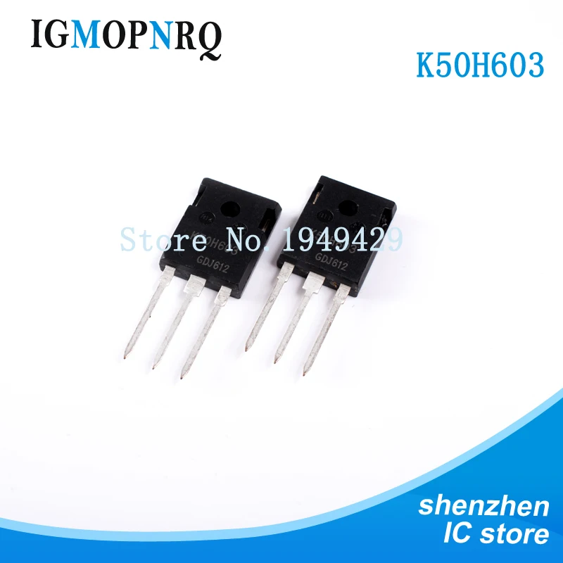 10PCS IKW50N60H3 K50H603 TO 247 IKW50N60 IGBT transistor HIGH SPEED SWITCHING New original free