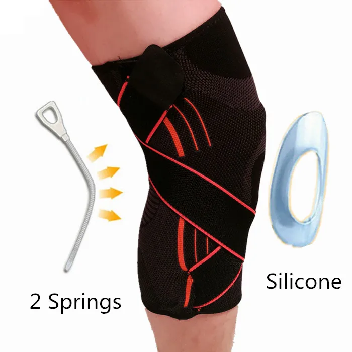 3D weaving pressurization knee brace basketball tennis hiking cycling