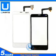 Touch Panel For Fly IQ4416 Era Life 5 IQ 4416 Touch Screen Front Glass Digitizer Sensor Replacement Black White Color 1PC/Lot