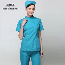 Медицинская одежда скраб хирургический женский костюм медсестры больница красота полости рта униформа для доктора спа