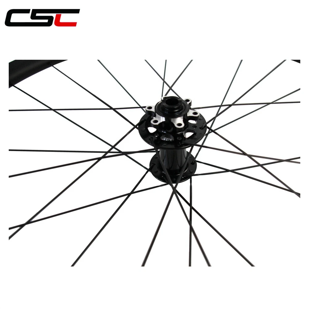 Cheap CSC 25mm width carbon 40mm tubeless Cyclocross Bike wheels with Novatec D791SB/D792SB Disc brake hub sapim without brake pads 6 Cheap CSC 25mm width carbon 40mm tubeless Cyclocross Bike wheels with Novatec D791SB/D792SB Disc brake hub sapim without brake pads 6