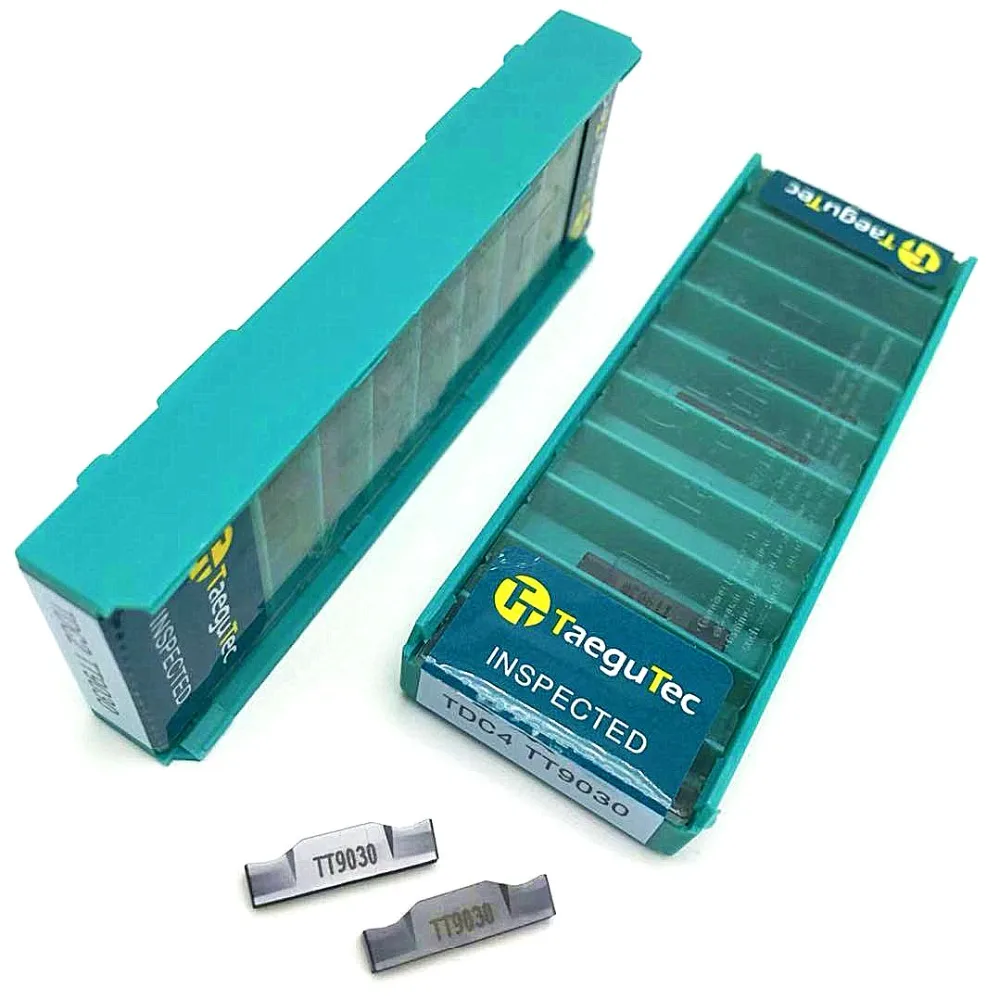 

20PCS TDC4 TT9030 CNC carbide insert taegutec grooving carbide insert CNC lathe tool turning tool cnc cutter