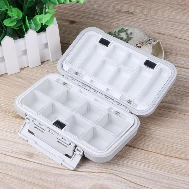Double Layer Hard Fishing Lures Box For Baits Sinkers Waterproof