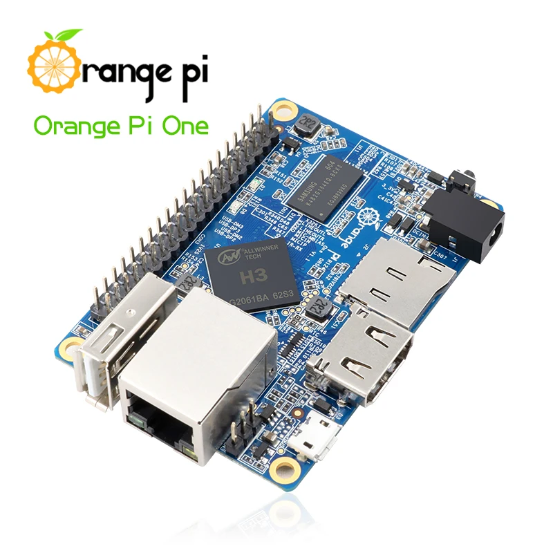 Orange Pi One SET5: Orange Pi One+ прозрачный чехол ABS+ блок питания с поддержкой Android, Ubuntu, Debian