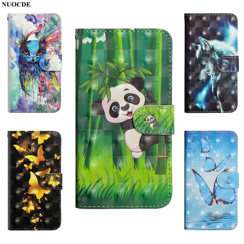 

NUOCDE PU Leather Case For Dougee X5 Max Luxury Lovely Pattern Leather Cover for Dougee X5 Max Pro Flip Wallet Card Holder Case