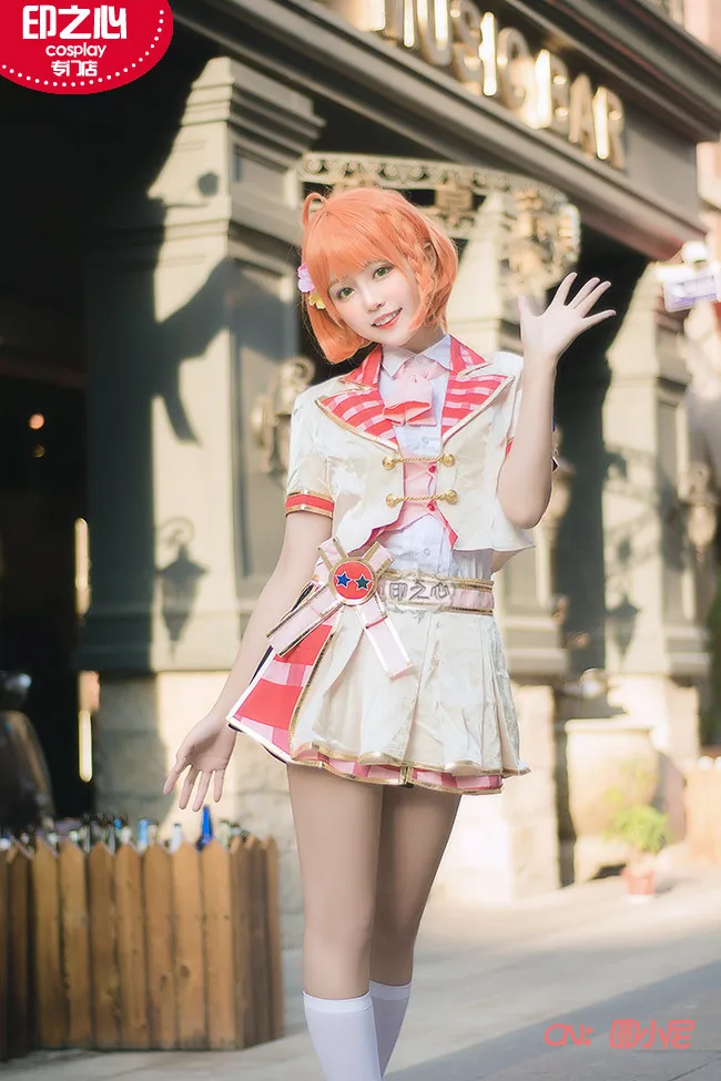 10-летняя группа поддержки LoveLive! Символ школьного фестиваля всех звезд сиф Косплей Костюм Хэллоуин Униформа Платье для выступлений на сцене s-xl