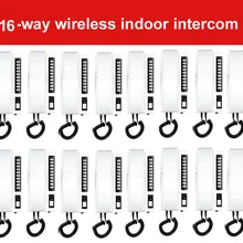 ZHUDELE Новинка 2,4 ГГц Беспроводная система внутренней зарядки стабильная передача сигнала для 16 комнат, 99 Выдвижная гарнитура