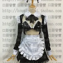 Аниме Super Sonic Банни Карнавальный костюм для девочек костюмы на Хэллоуин платье официантки