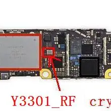 30 шт./партия для iPhone 6 6G и 6 plus Y3301_RF 19,2 м кристальная кварцевая логическая плата фиксирующие элементы