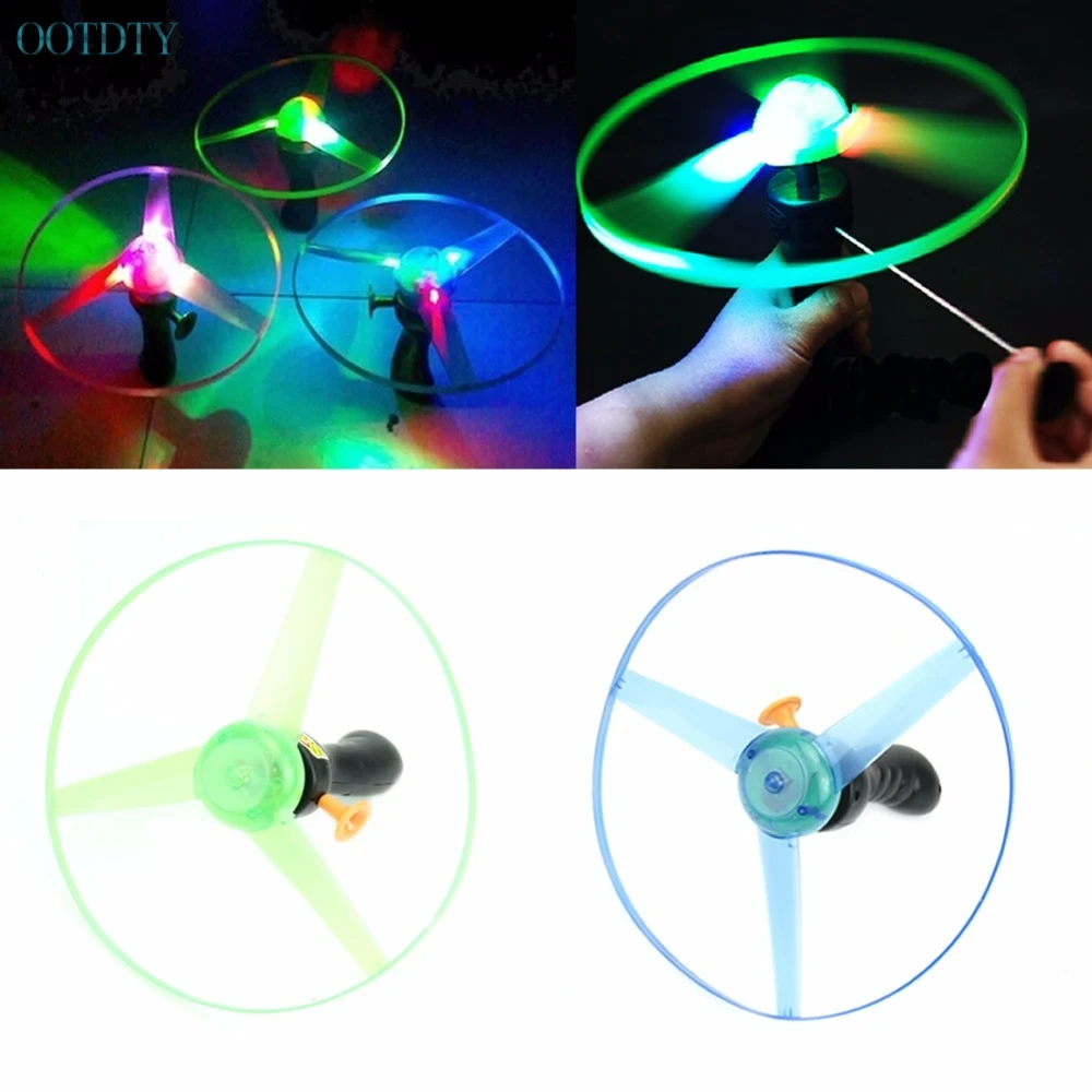 Spin LED Outdoor Toy Boomerangs Flying Saucer helicopter UFO 330in