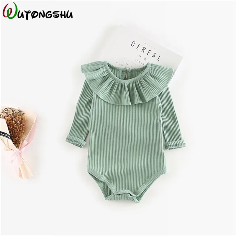 

Baby Girls Bodysuits Spring 0-24M Newborn Baby Girl Clothes Long Sleeve Cotton Baby Girls One-piece Boys Jumpsuit Infant Clothes