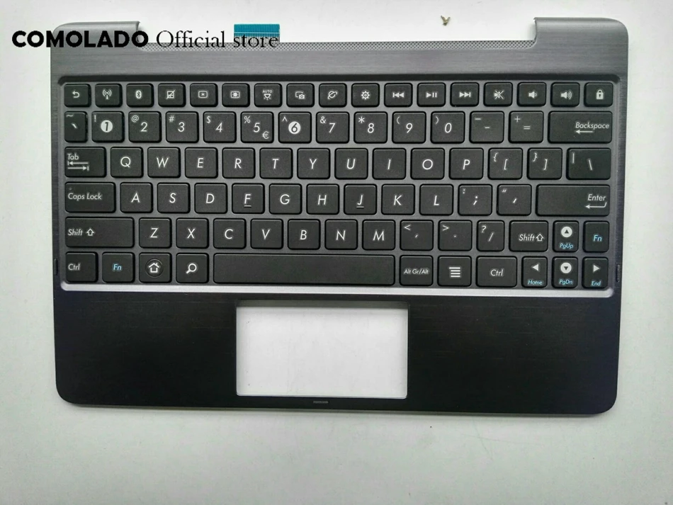 Английская клавиатура для ноутбука ASUS TF101 TF201 TF201T TF700T темно-серая верхняя крышка