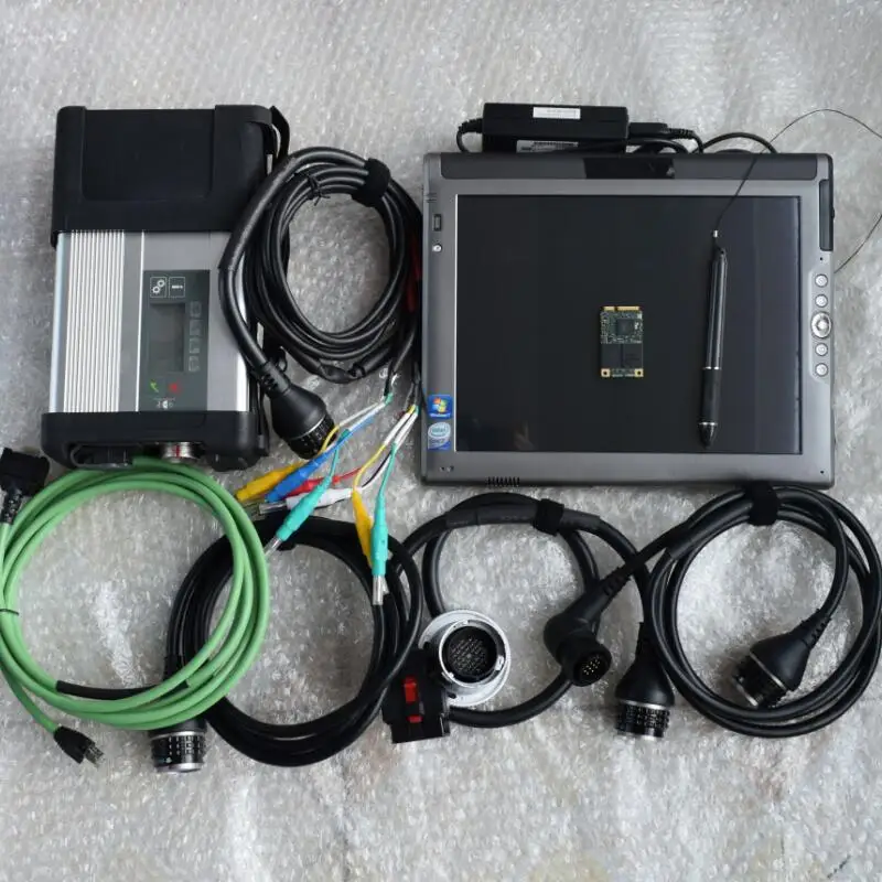  2019 Super MB Star C5 SD Verbinden mit neueste software v2019.12 240gb mini ssd mit le1700 tablet c
