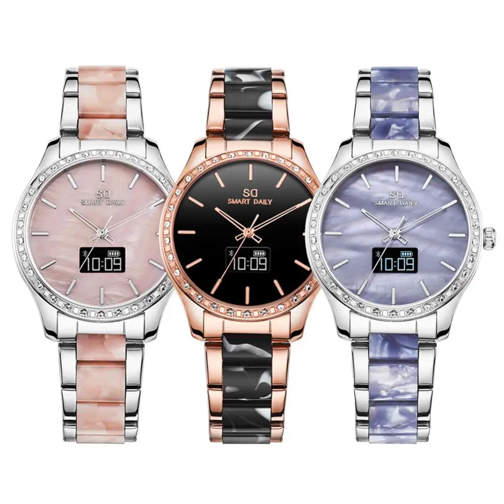 

Lady Quartz Smart Watch for Girl Friend 1227 Quartz Digital Dual Display Watch Smart watch for Women Gift Box