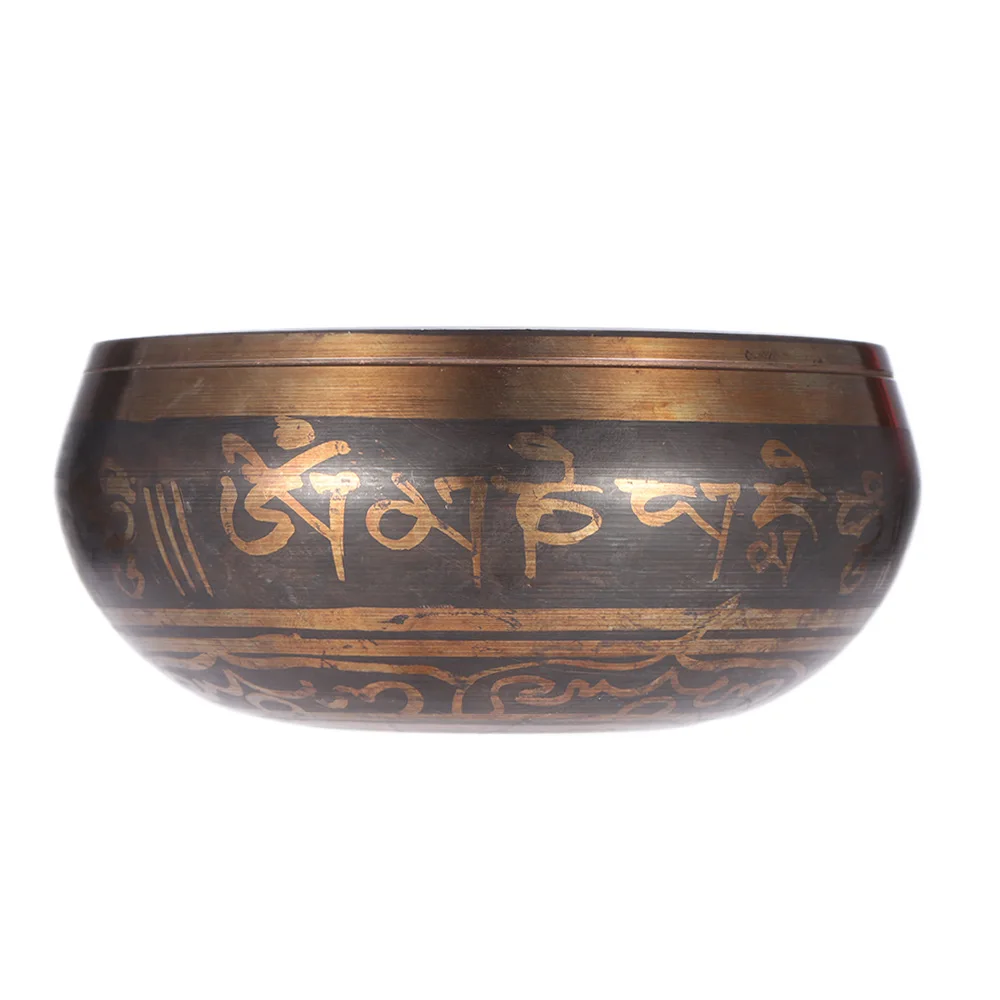 

New Arrival 2.8 Inch Metal Singing Bowl Handmade Tibetan Bell with Striker for Buddhism Buddhist Meditation Healing Relaxation