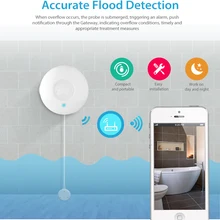 YobangSecurity Z-Wave APP Remote Control Flood Water Leak Alarm Sensor Water Leakage Sensor Detector Alarm For Home Automation