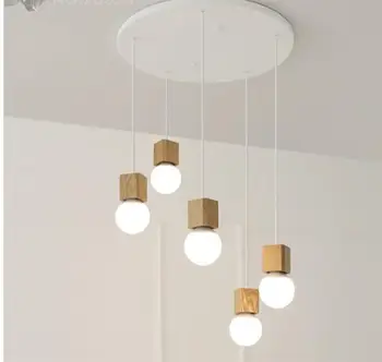 

Minimalist Wood Handing Pendant Lights Lamps for Restaurant XUYIMING