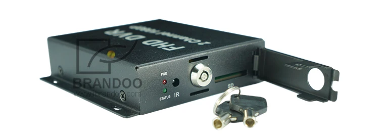 312 DVR lockable panel with key