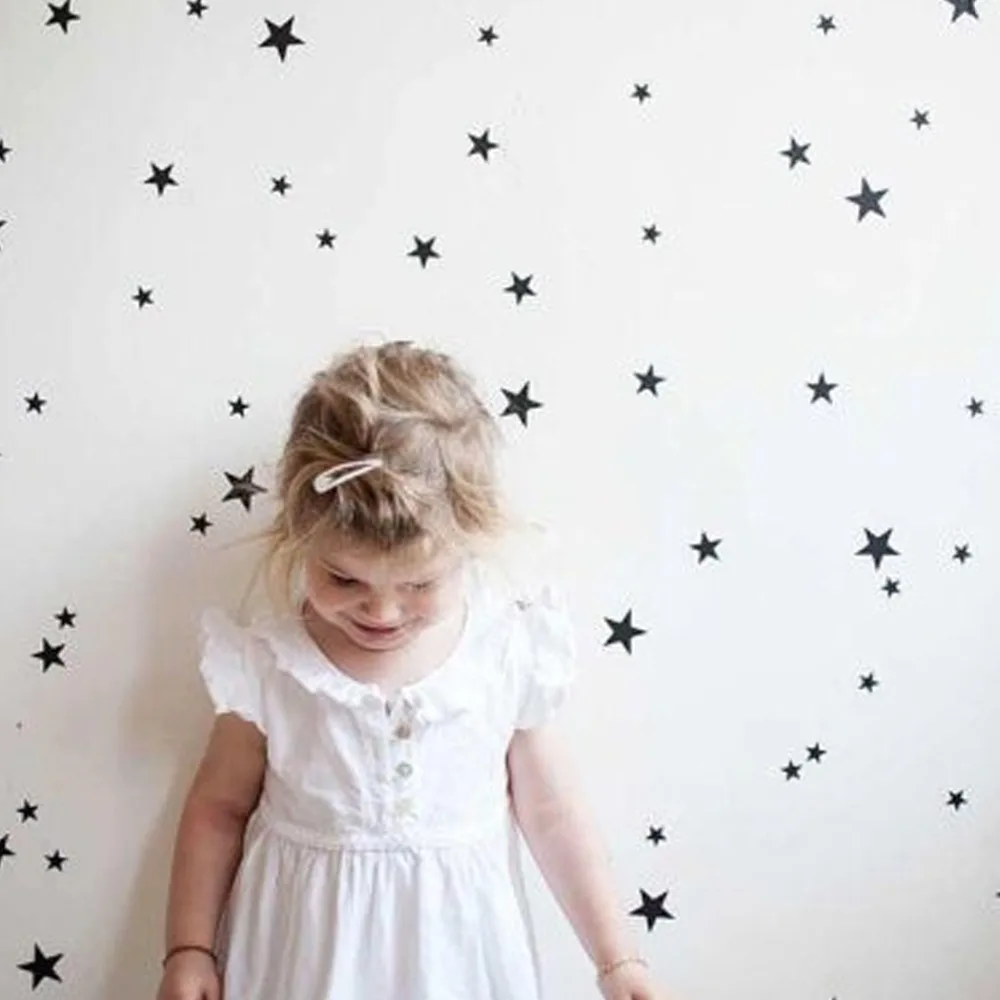 Home Decor Star Creative wall stickers Home Decor Wedding Decoration maison Self-adhesive Removable wall stickers for kids rooms (1)